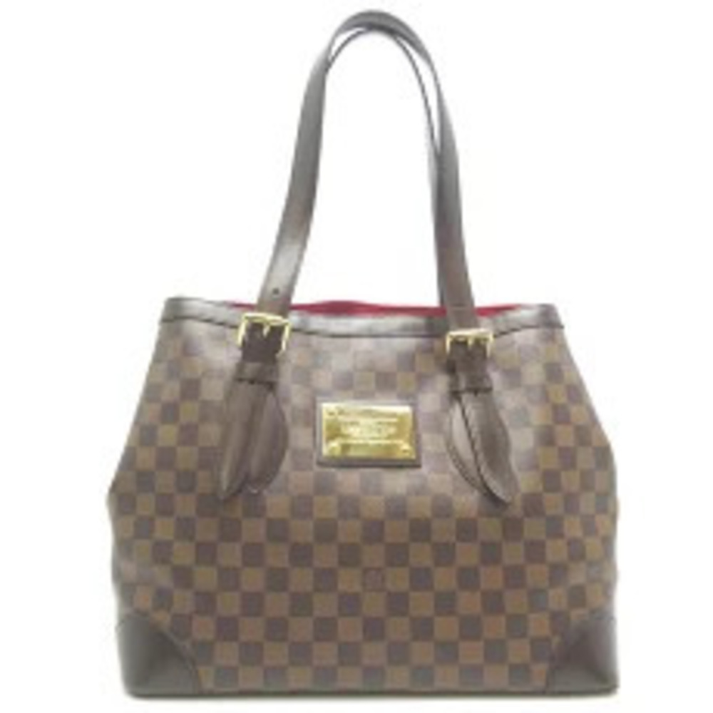 Louis Vuitton Hampstead Tote Bag Damier Ebene Brown